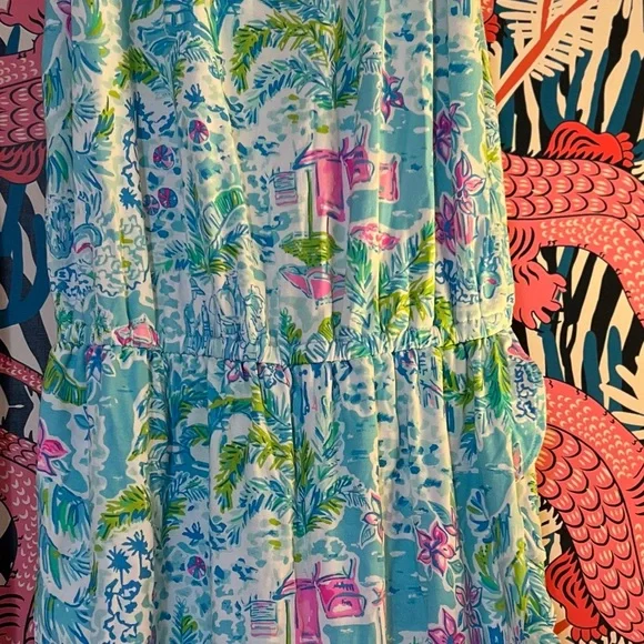 Lily Pulitzer skort romper all cotton casual - Picture 7 of 7
